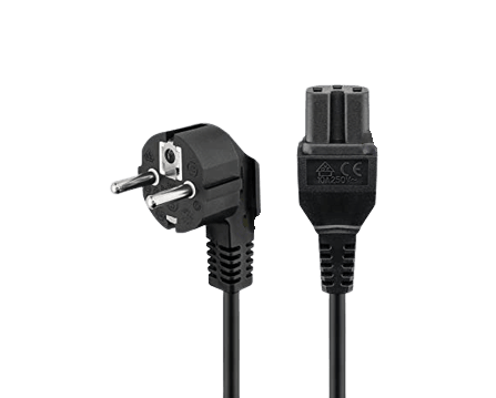 Câble D'alimentation Secteur Type C15 - 2 Mètres Accessoires Energie