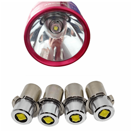 RUIAND3161-Ampoule de lampe de poche Maglite, E10, P13.5S, Store 2,  3030SMD, 6000K, 4300K, 6V-40V, 9V, 12V, 18V, 24V, 4D, 6D, 9D, torche 4-9  cellules, 600Lm, pièces
