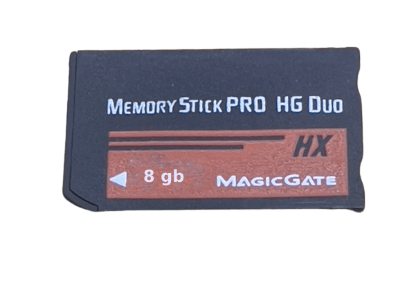 Carte mémoire Memory Stick Pro Duo 8Gb Accessoires Energie