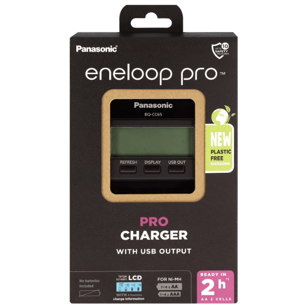 Chargeur ENELOOP PRO pour 4 Batteries AA ou AAA Accessoires Energie
