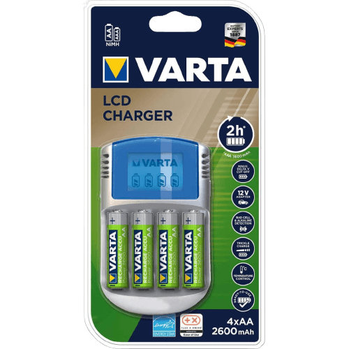 Chargeur Rapide de Batterie Nimh 4x AA-AAA 2600 mAh