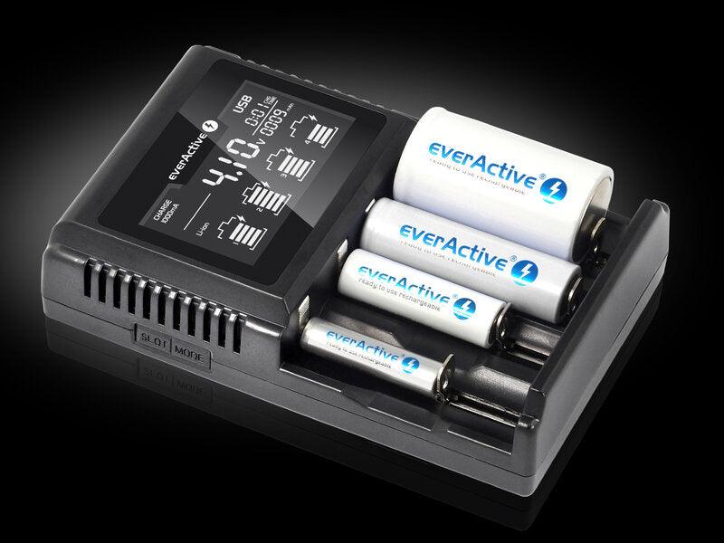 Chargeur pour 4 batteries Ni-Mh, Li-ion et LIFEPO4 Accessoires Energie