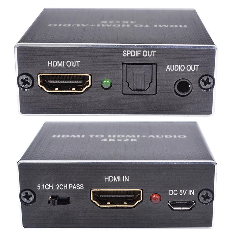 Convertisseur HDMI vers HDMI + AUDIO 3.5MM, TOSLINK 4K Accessoires Energie