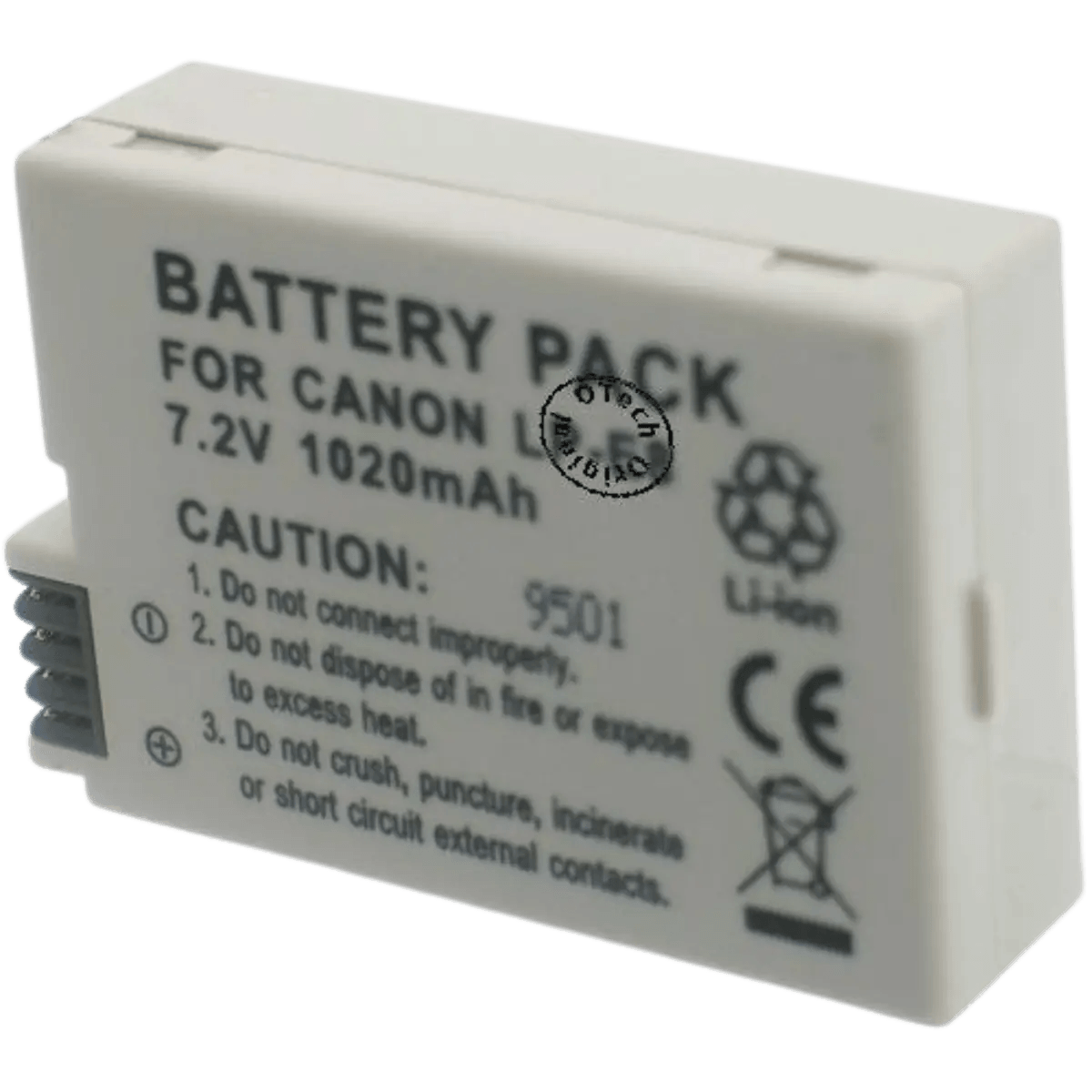 Batterie LP-E8 pour appareil photo Canon