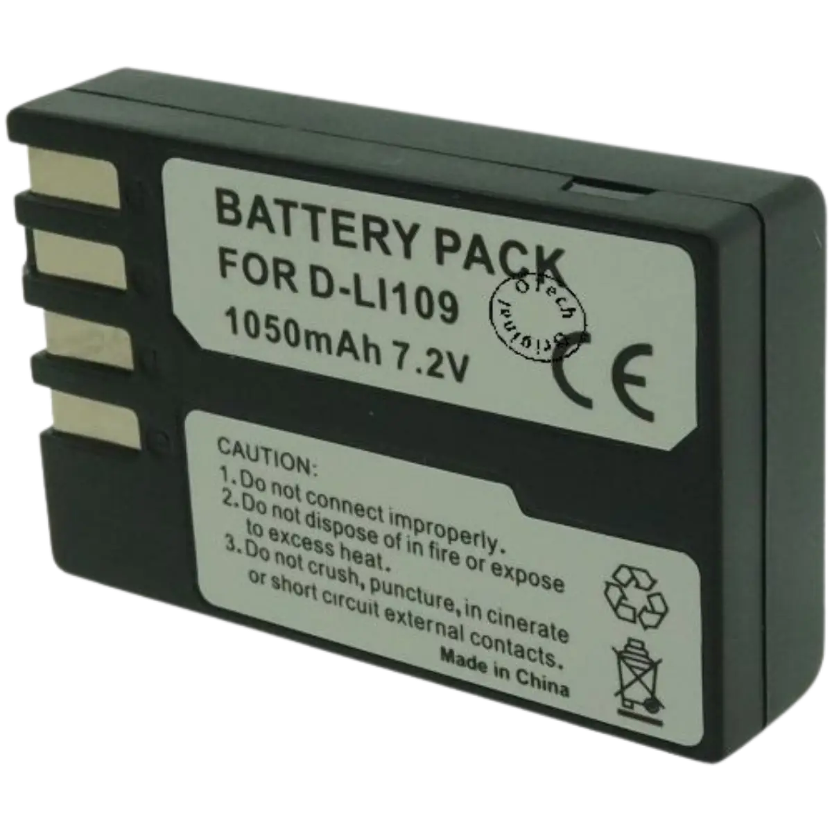 Batterie D-LI109 pour appareil photo Pentax