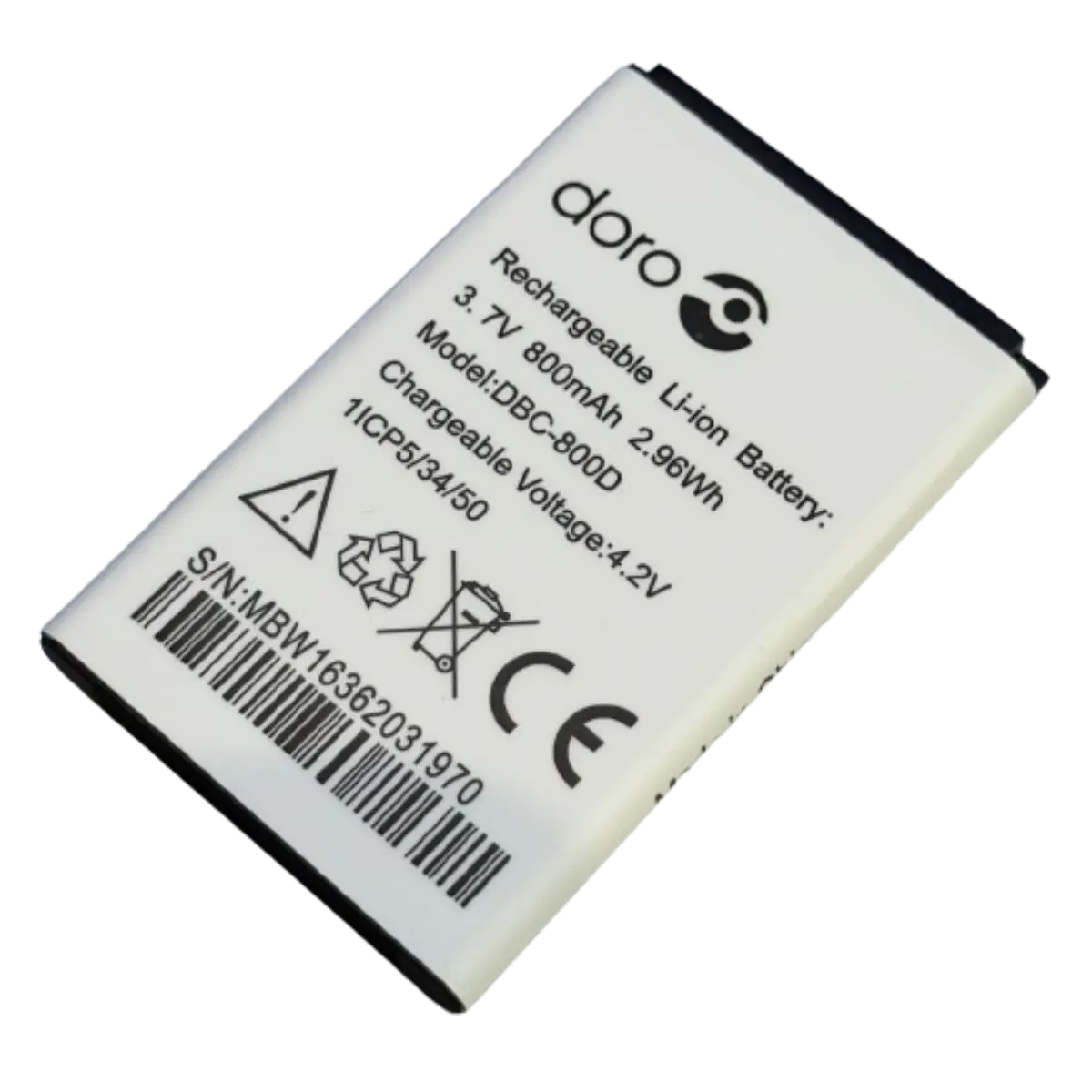 Batterie DBC-800D pour téléphone Doro d'origine
