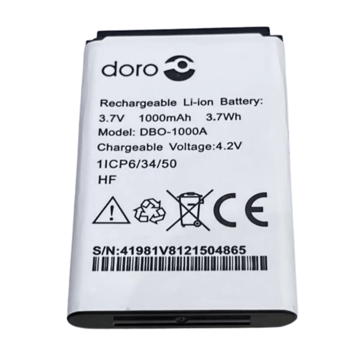 DORO DBC-800D 800mAh/2.96WH 3.7V Batterie smartphone, Acheter DORO