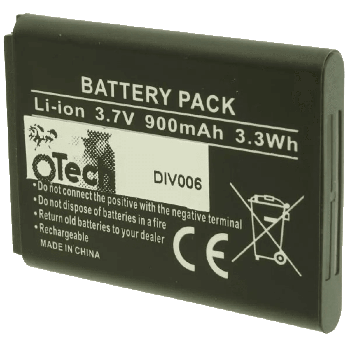 Batterie pour lecteur carte vitale Kapelse KEX008BL et Sensyl DSC