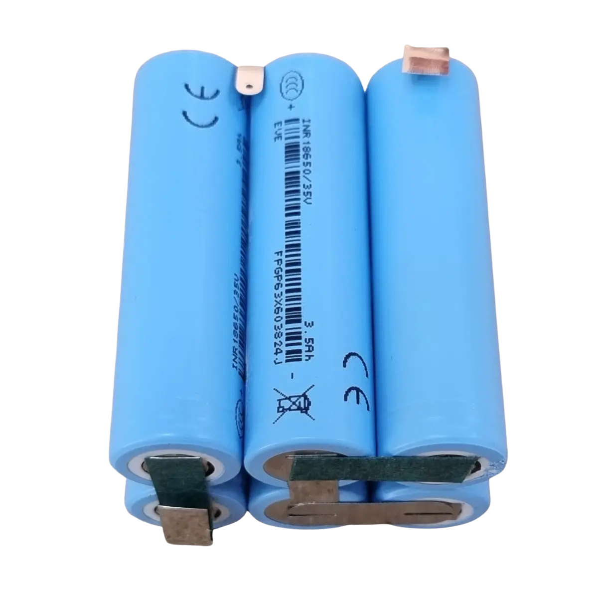 Batterie Li-ion 10.8V / 11.1V 7Ah 3S2P 6x18650