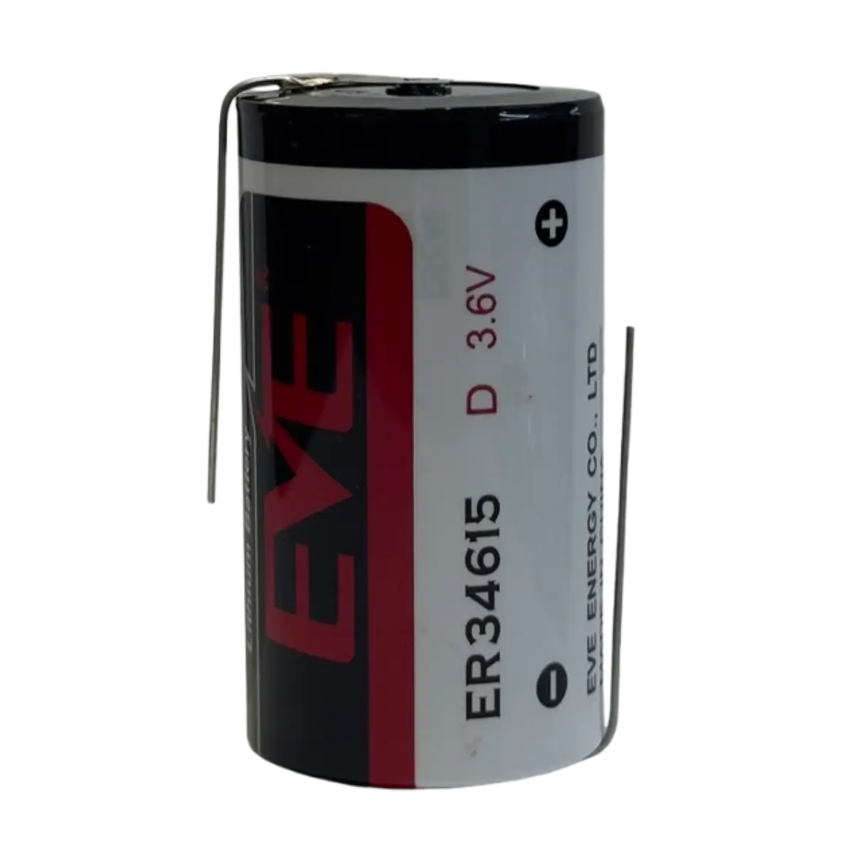 Pile Lithium 3.6V EVE ER34615 D avec languettes à souder