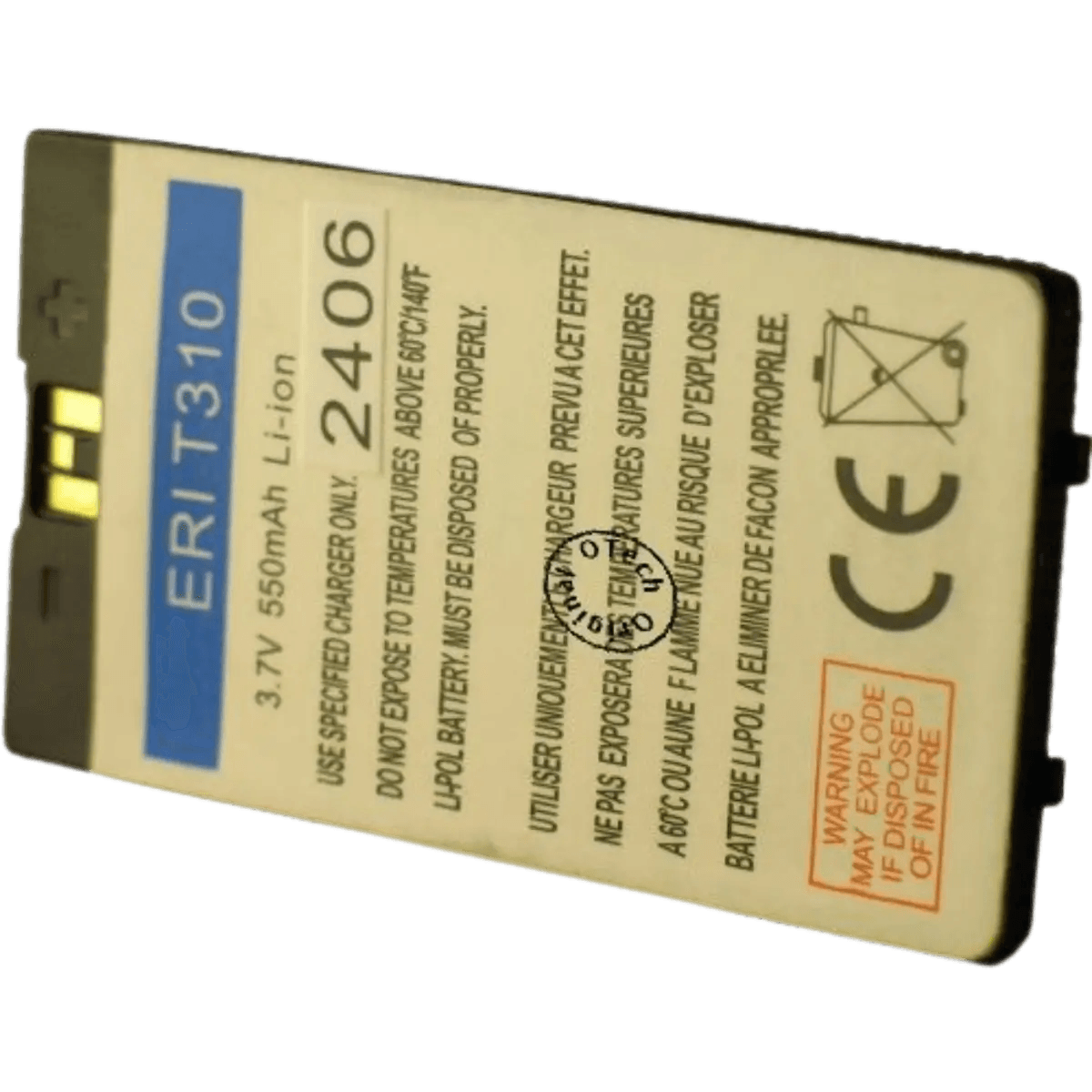 Batterie pour téléphone portable Sony T300, T310