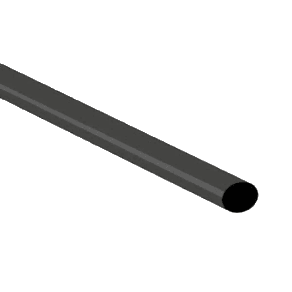 GAINE THERMORETRACTABLE 2:1 - 4.8mm - NOIR - 1 m - Accessoires Energie