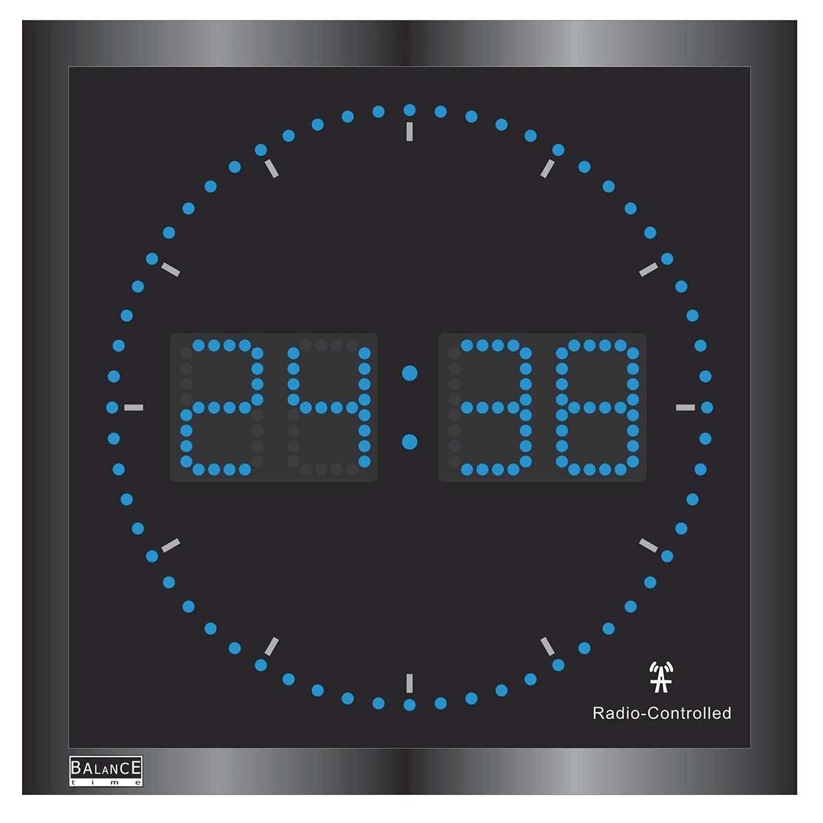 Horloge murale Numérique Noir à Led Accessoires Energie