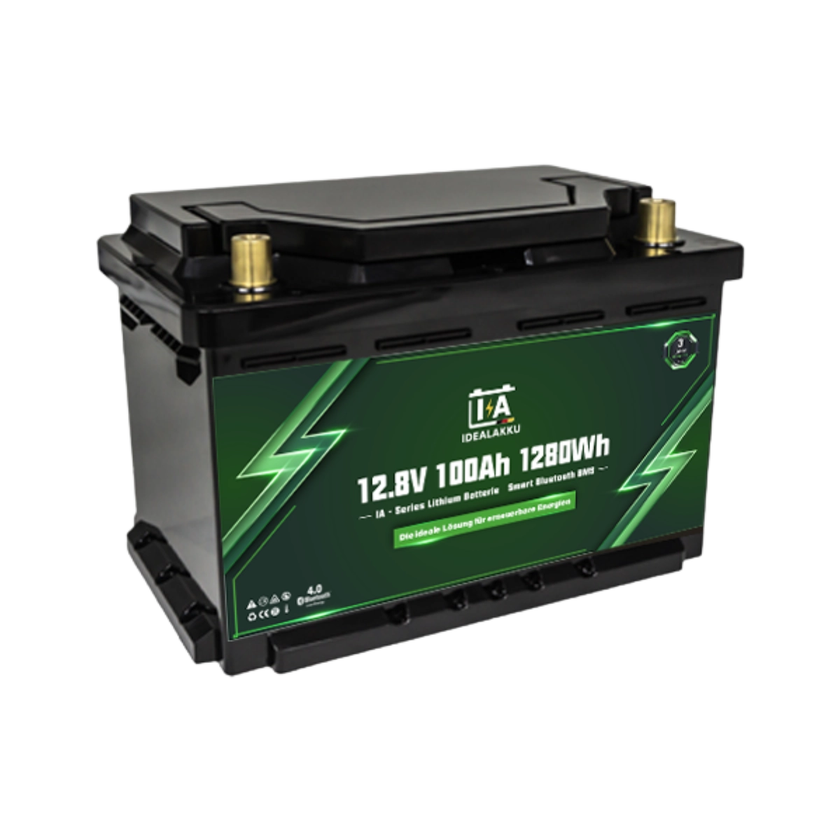 Batterie Lithium 12.8V 100Ah – IDEALAKKU