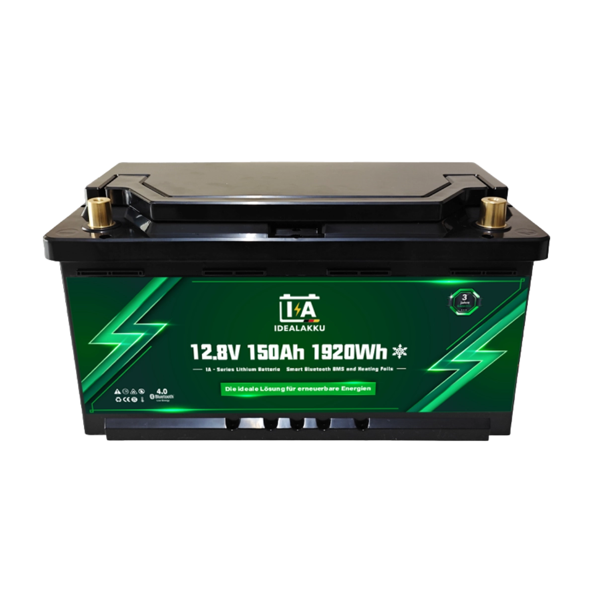 Batterie LiFePO4 12.8V 150Ah - IDEALAKKU