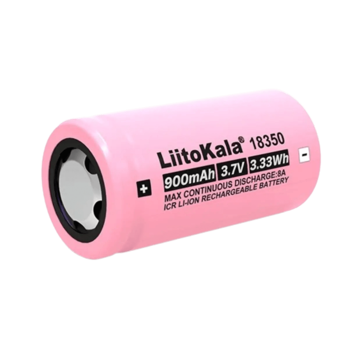 Batterie Lithium Rechargeable ICR 3.7v 18350 900mAh - 8A