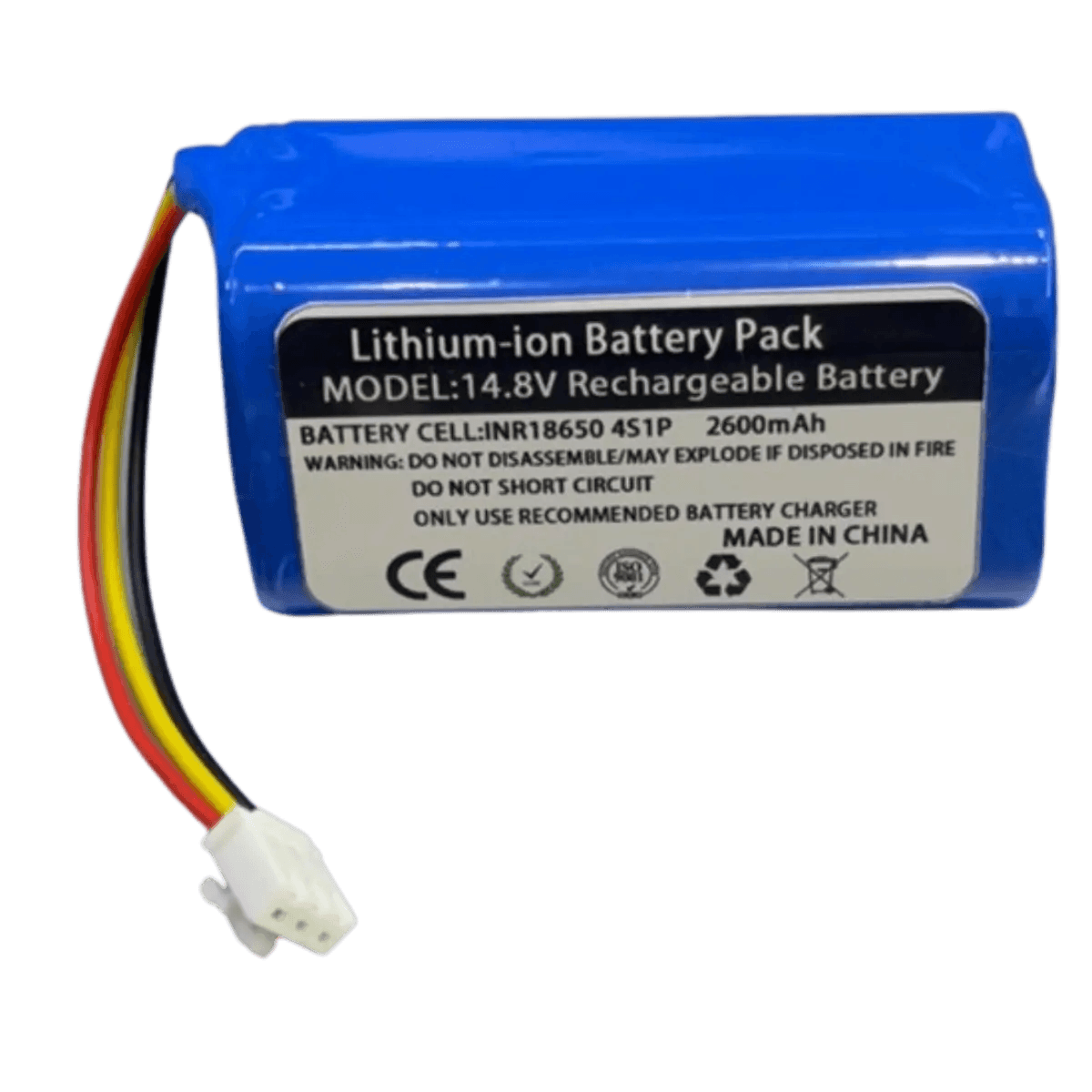 Batterie au lithium 14.8V 2600mAh pour aspirateur robot