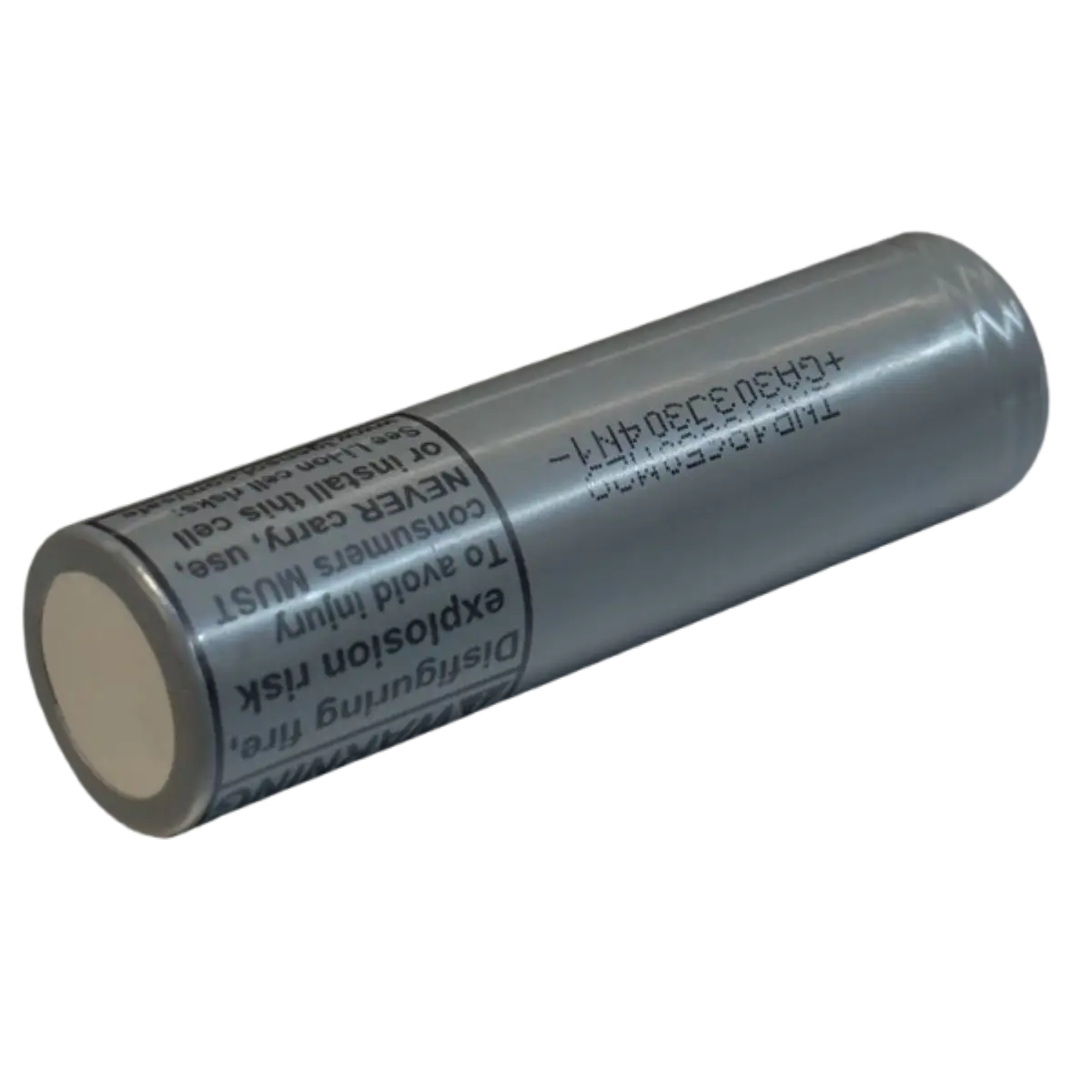 Batterie INR18650 Li-ion 3.6V 2850mAh 10A côté négatif