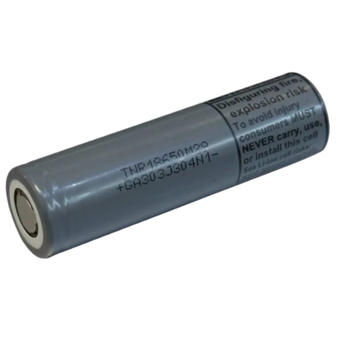 Batterie INR18650 Li-ion 3.6V 2850mAh 10A côté positif