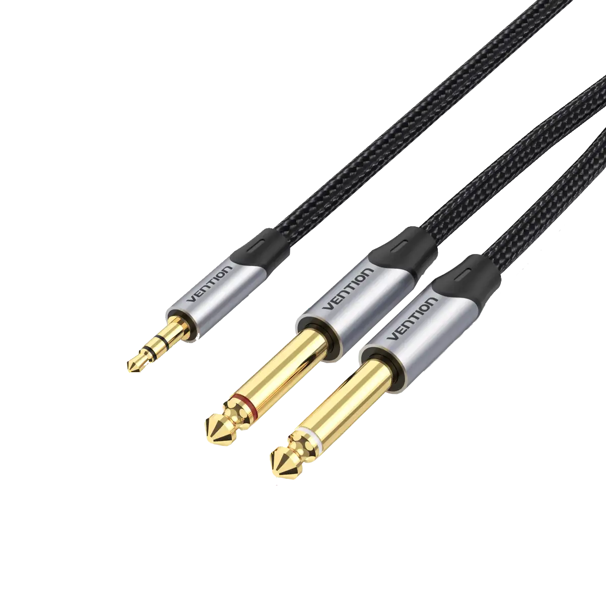 Câble audio JACK 3.5mm vers 2 JACK 6.35mm - 3M