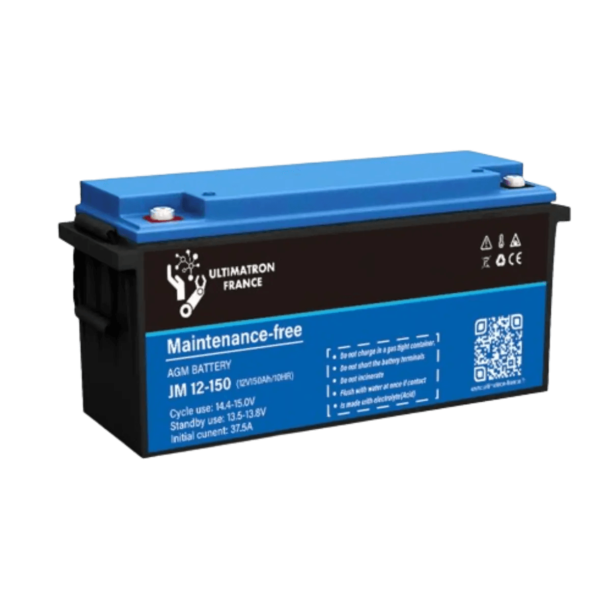 Batterie plomb AGM 12V - 150Ah - Série JM