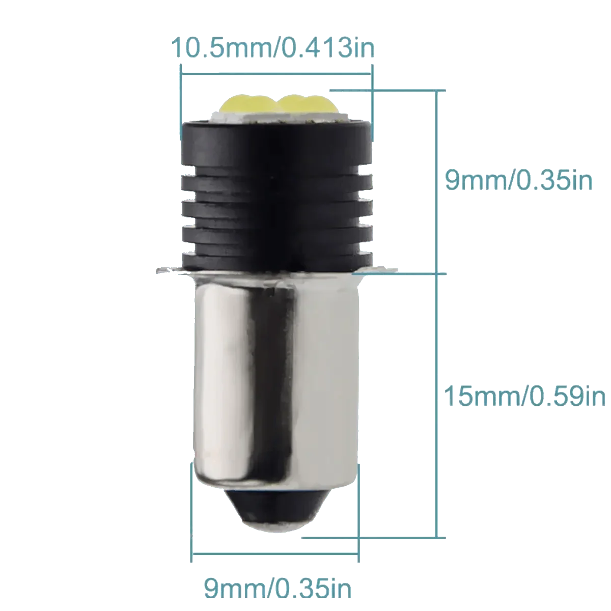 Do!LED LED-Birne P13.5s – 3 Watt, 220 Lumen, Für Taschenlampen (1–3 V)