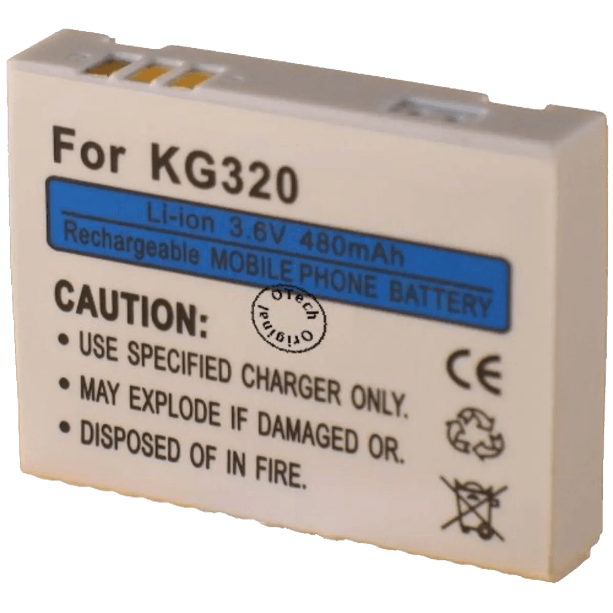 Batterie pour téléphone portable LG KG320