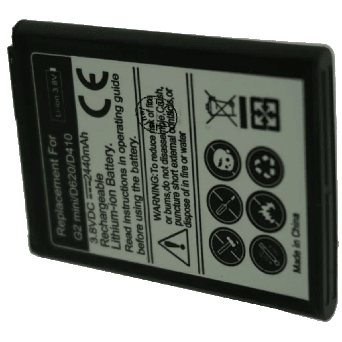 Batterie pour téléphone portable LG BL59, D285, D410, D620