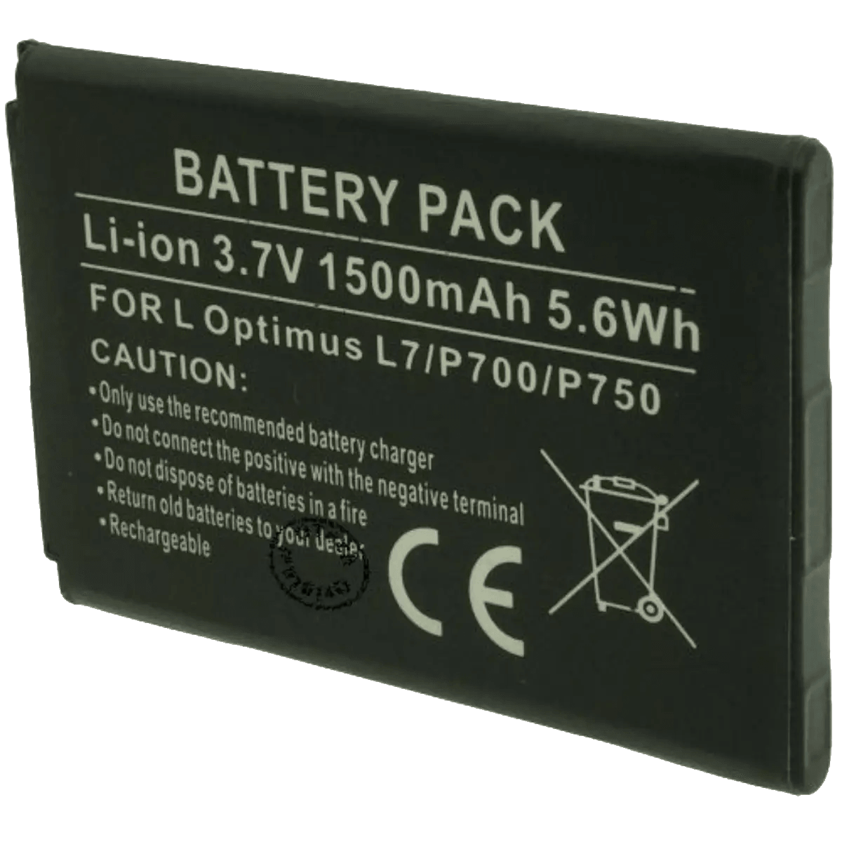 Batterie pour téléphone portable LG L7, MS770, P700, P750, E460
