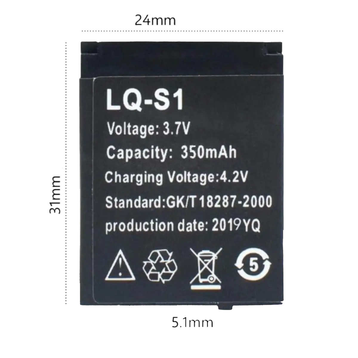 Batterie LQ-S1 pour Smart Montre M9