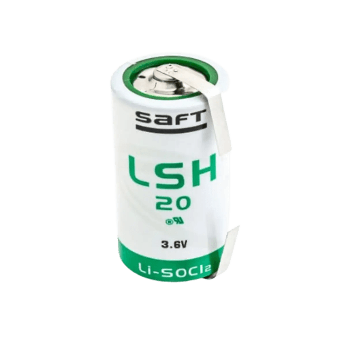 Pile Saft LSH20 Lithium 3.6V 13Ah Taille D Languette à souder