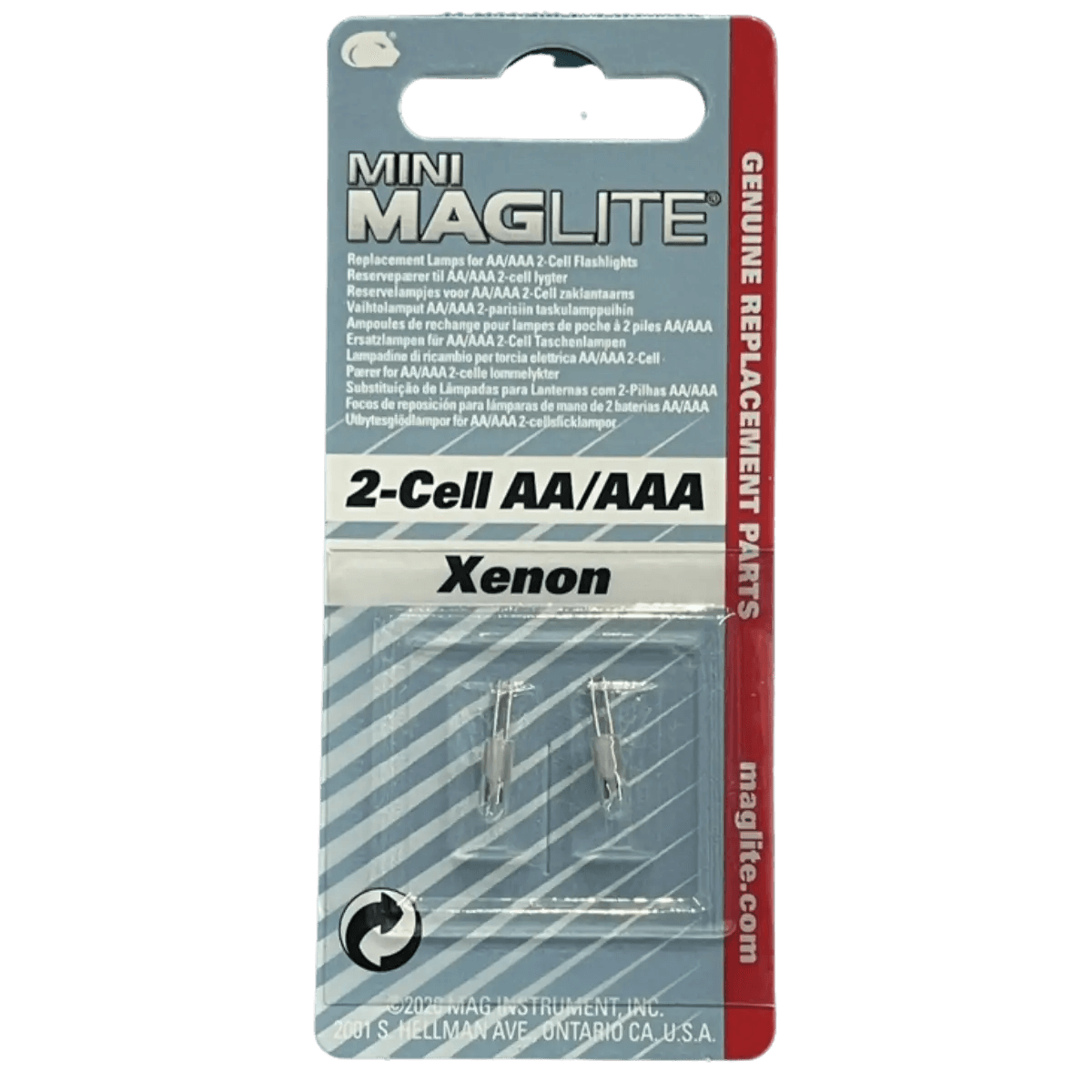 Ampoule AAA/AA pour lampe de poche Mini Maglite 3v