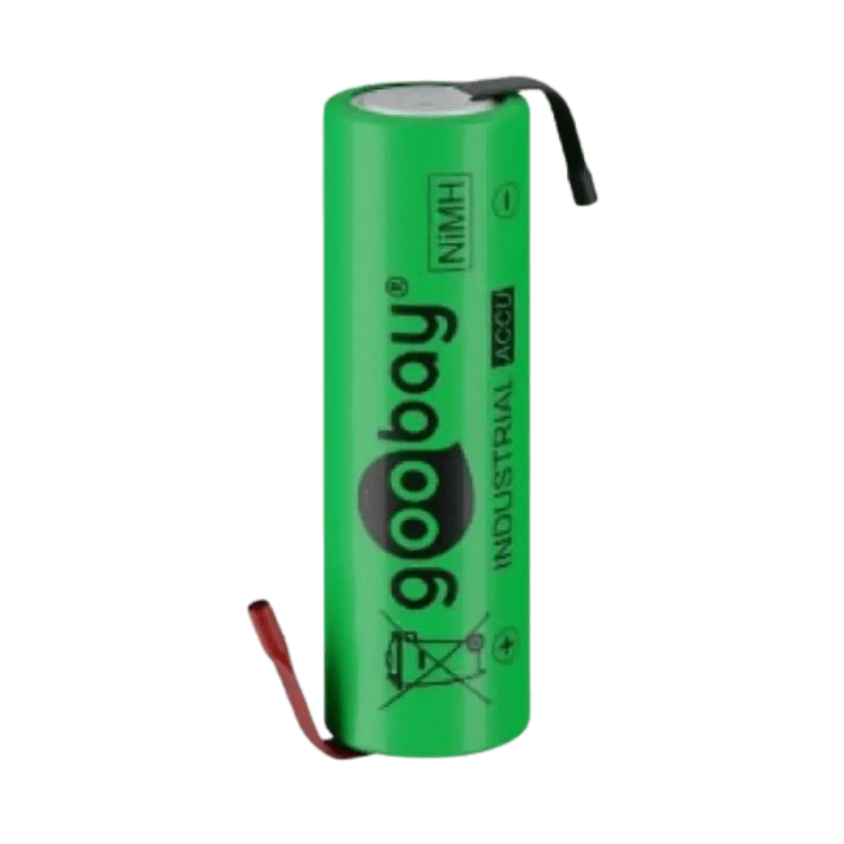 Batterie AA NiMh 1.2V 2100mAh avec languettes à souder