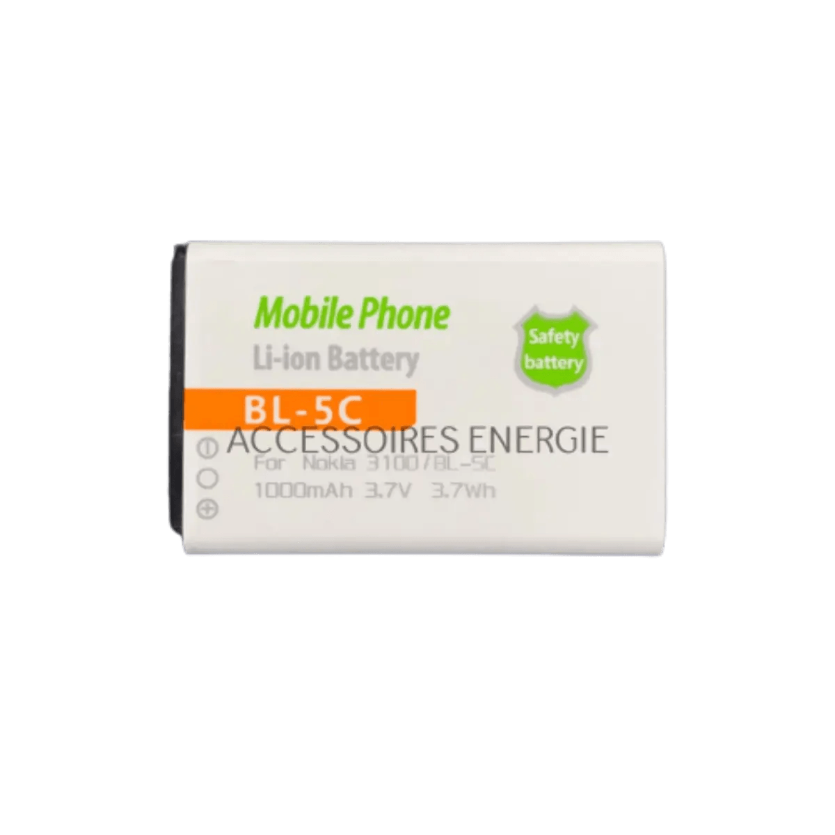 Batterie BL-5C pour téléphone portable Nokia, Aiptek