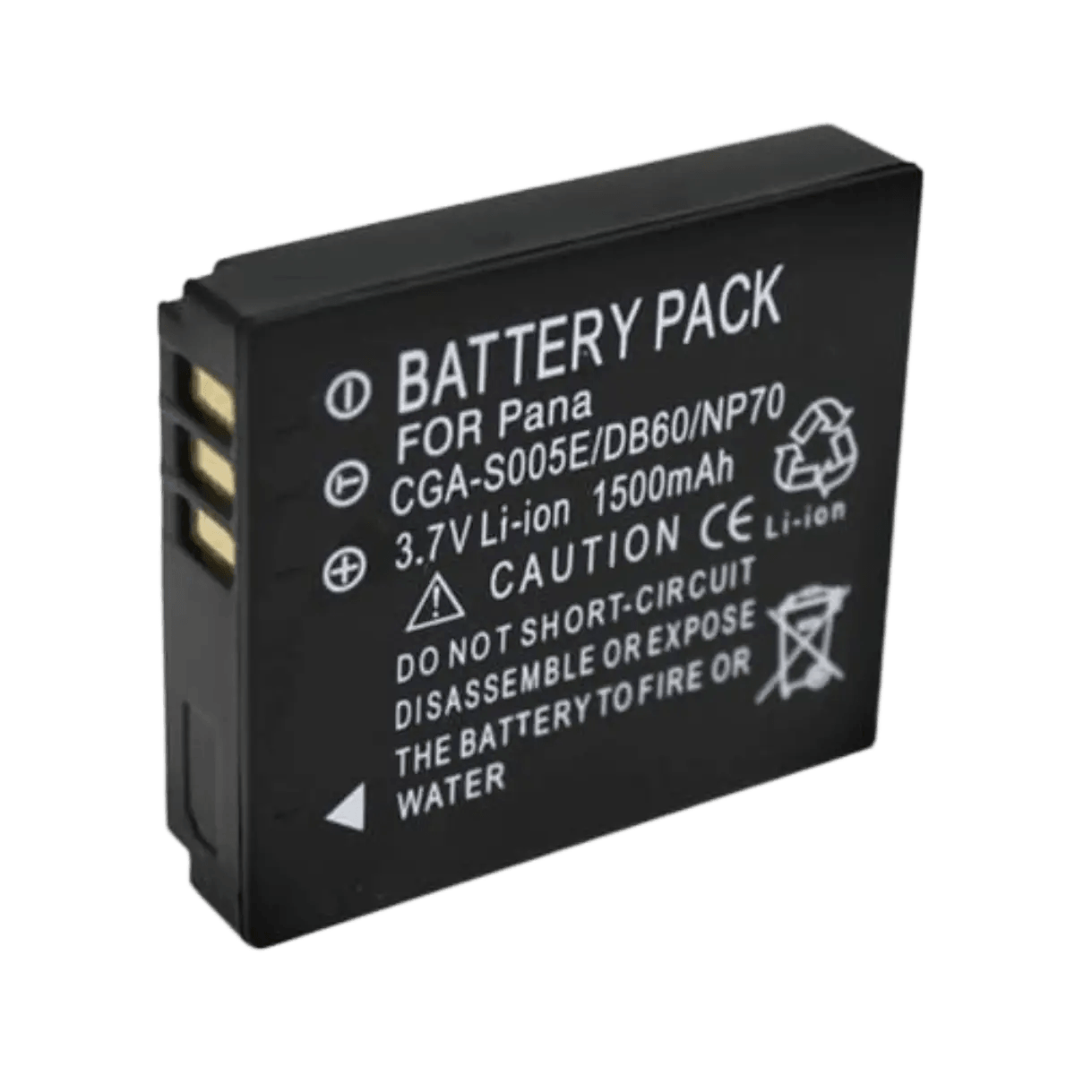 Batterie CGA-S005 pour Appareil Photo Panasonic Dmw-BCC12