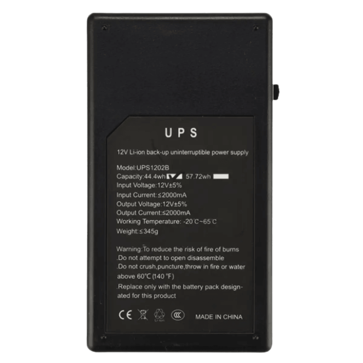 Mini batterie de secours UPS 12v – 2a, alimentation sans