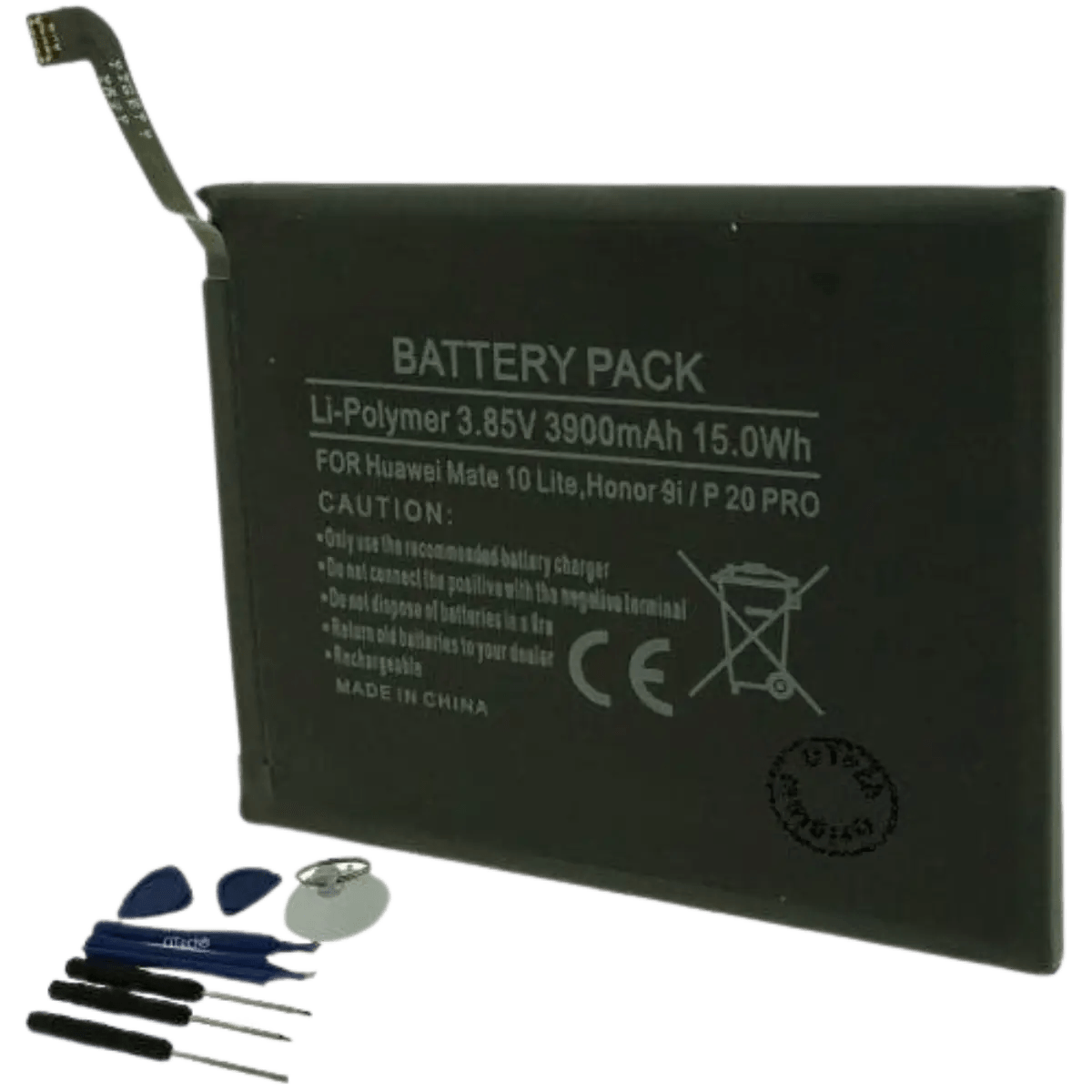 Batterie pour Téléphone Huawei Mate 10, P20 Pro avec Outils
