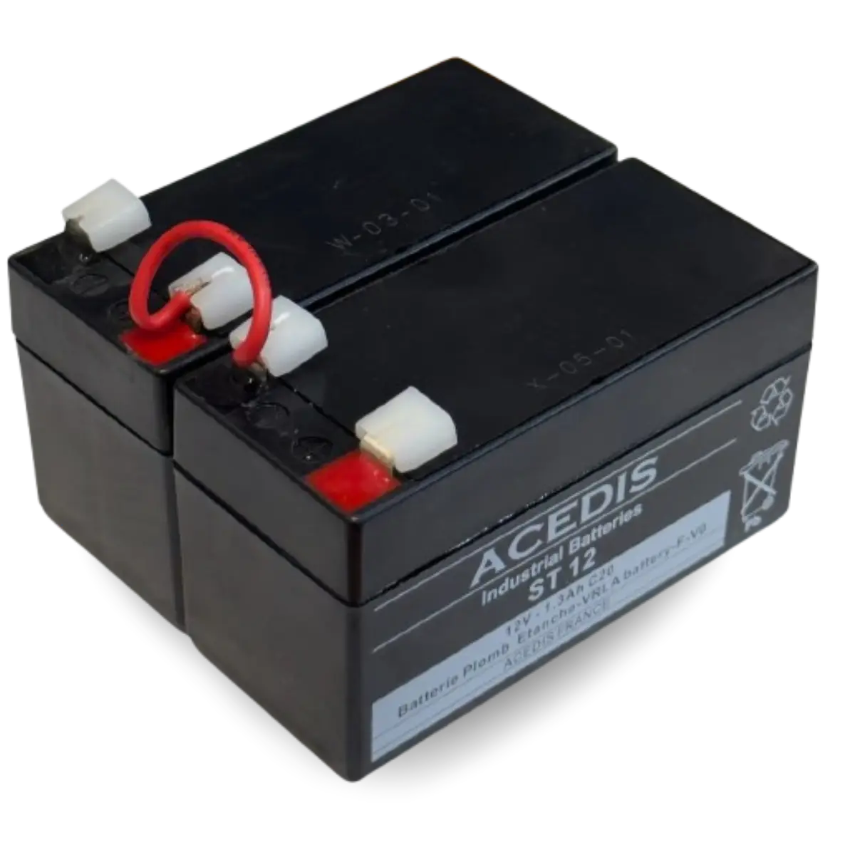 12V 1.3Ah ST12 Lead Battery