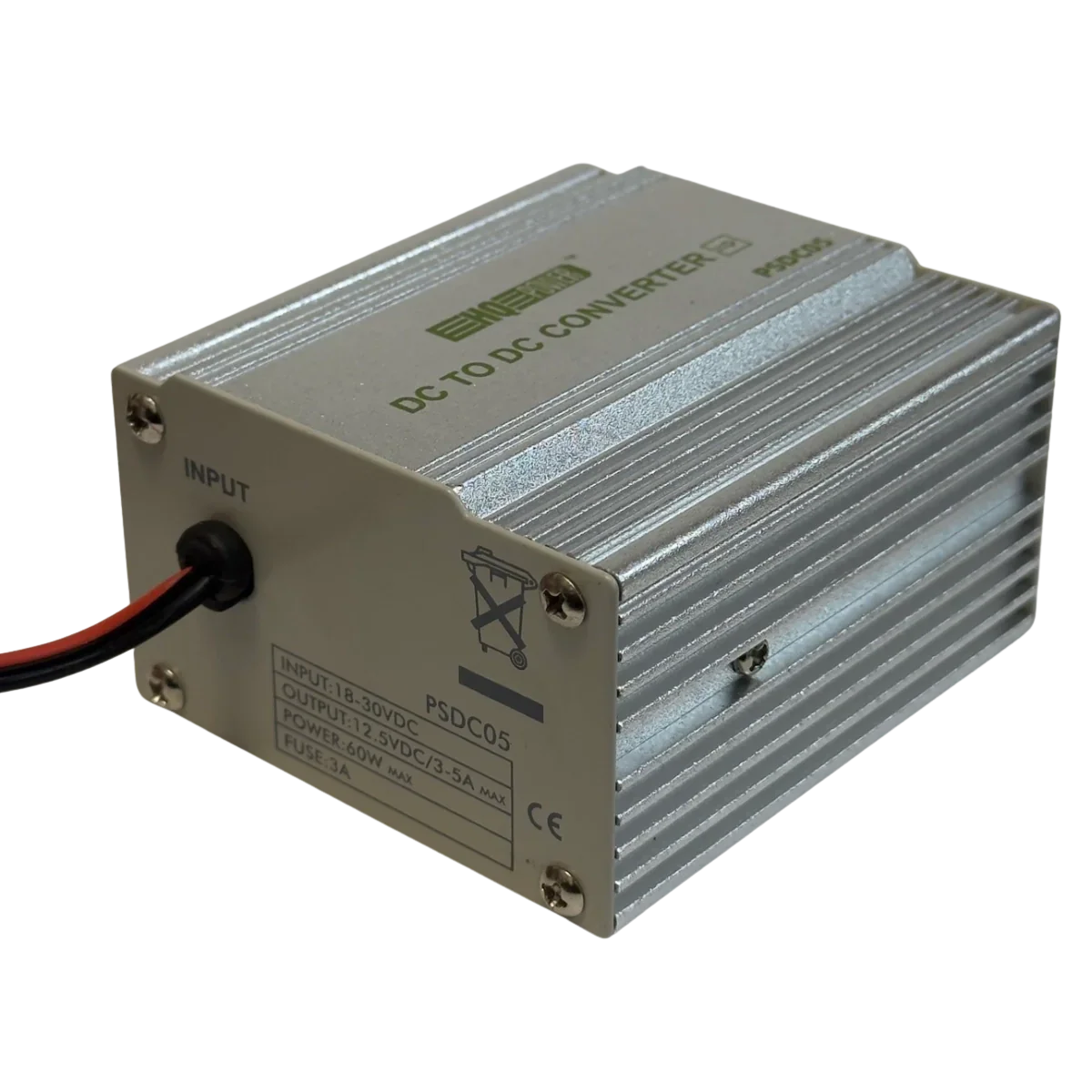 Convertisseur de tension 24V vers 12V DC – 5A pour véhicules poids lourds, camions et camping-cars