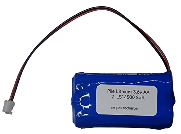 Pile lithium 3.6V pour compteur d'énergie ACTARIS ITRON ECHO II Accessoires Energie