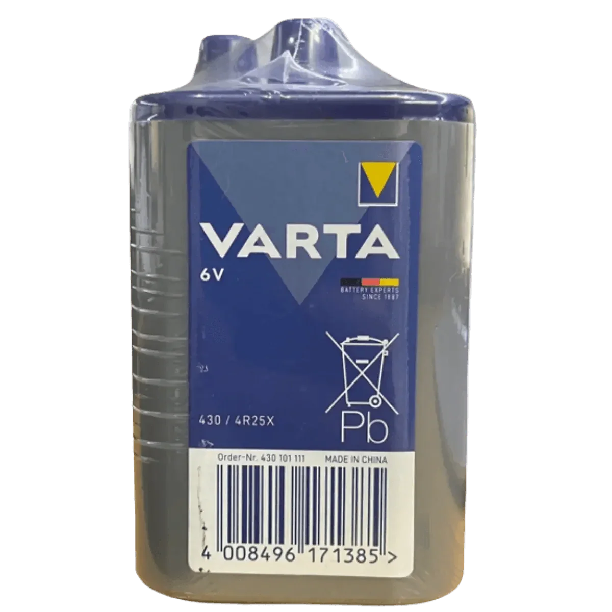 Pile Varta 430 6V 4R25X 7.5Ah saline