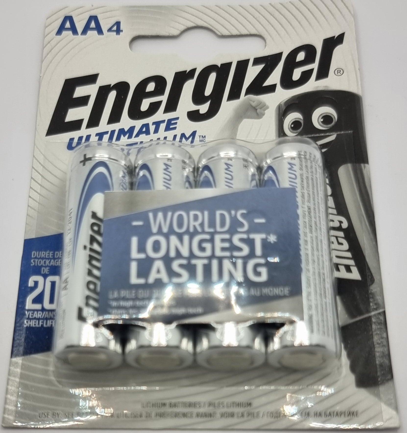 Piles AA / LR6 Energizer Ultimate Lithium (par 4) - Bestpiles