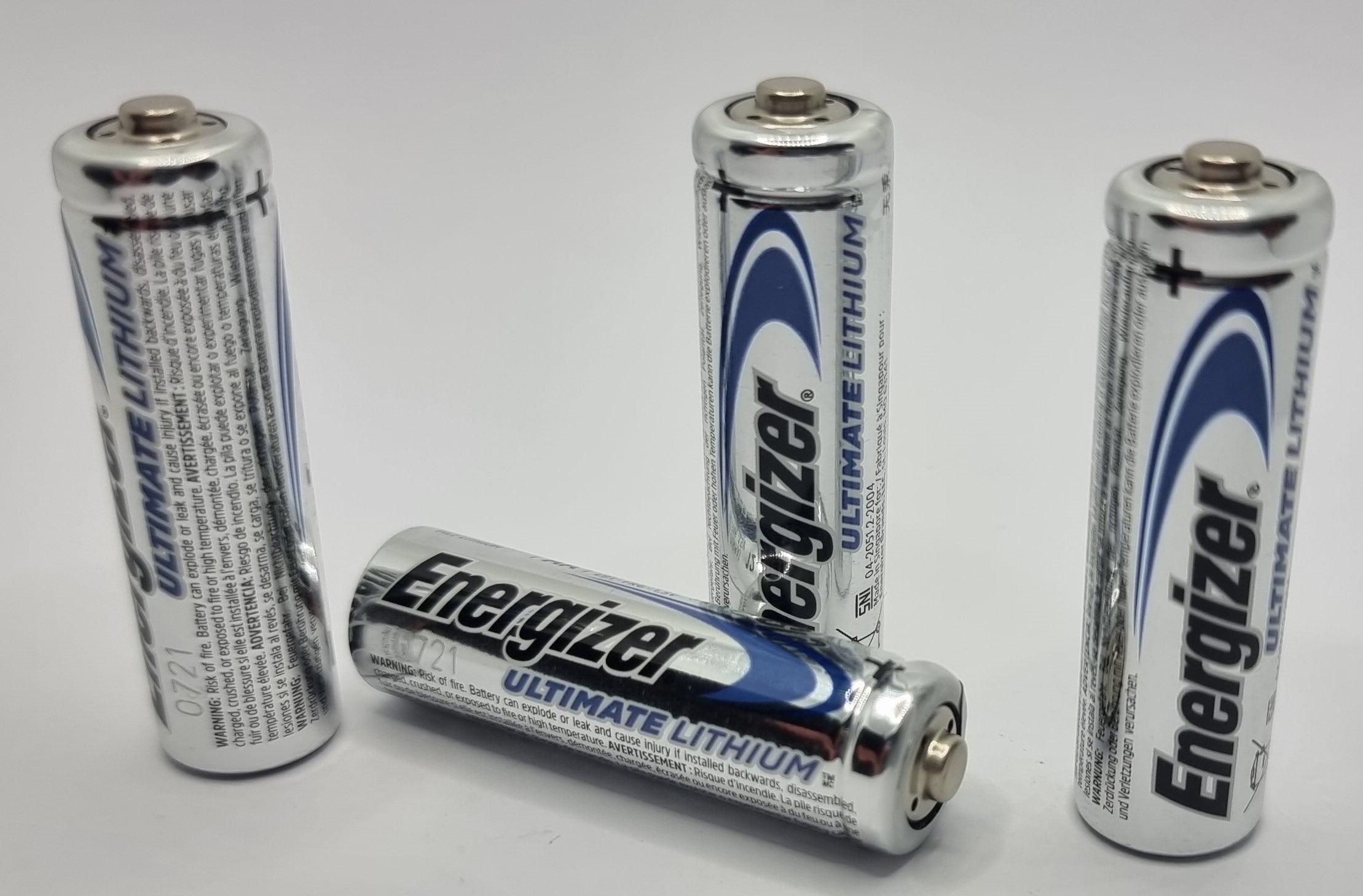 Pile au lithium Energizer L91 AA 1,5 Volt, 3000mAh 4 ampoules Blister AA LR6