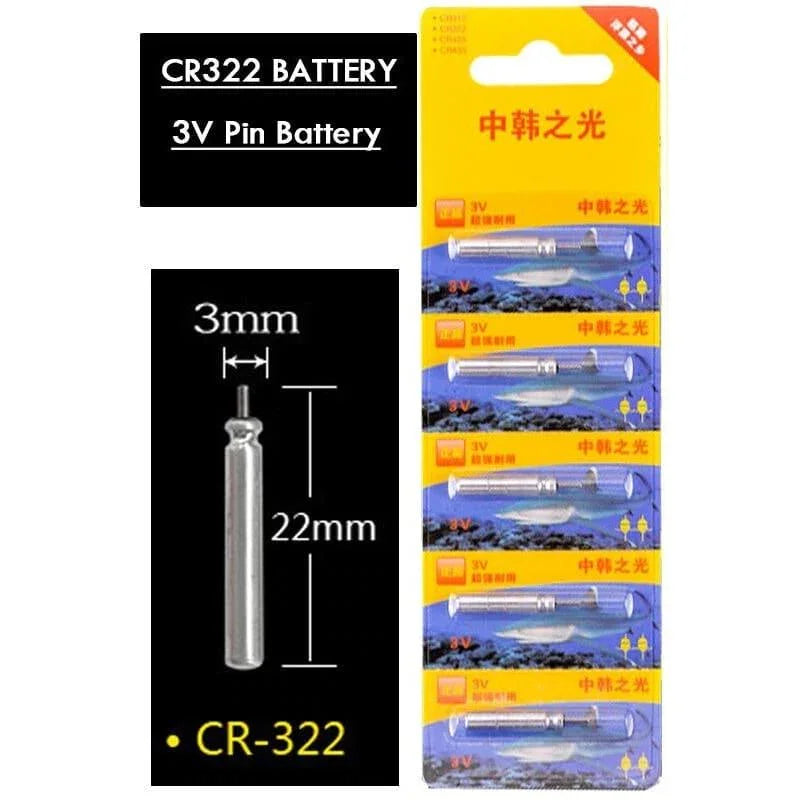 Lot De 10 Piles Pour Flotteurs De Pêche Lumineux - Pour Pêche De Nuit, Leurres, Bouées Électriques - 5