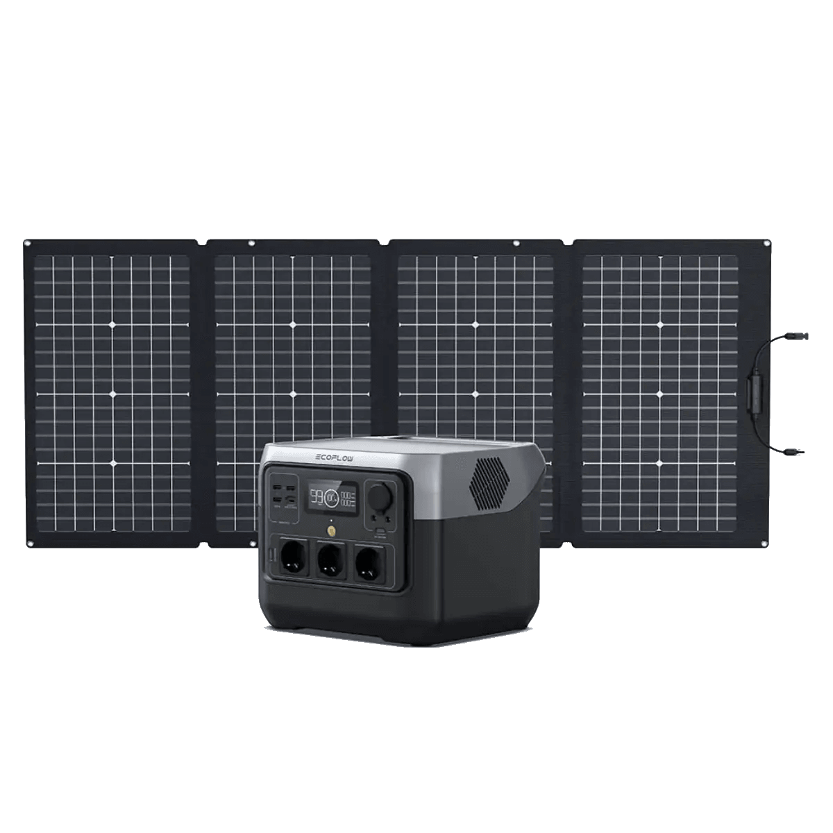 Station électrique 768Wh River 2 Pro + Panneau solaire portable 220W