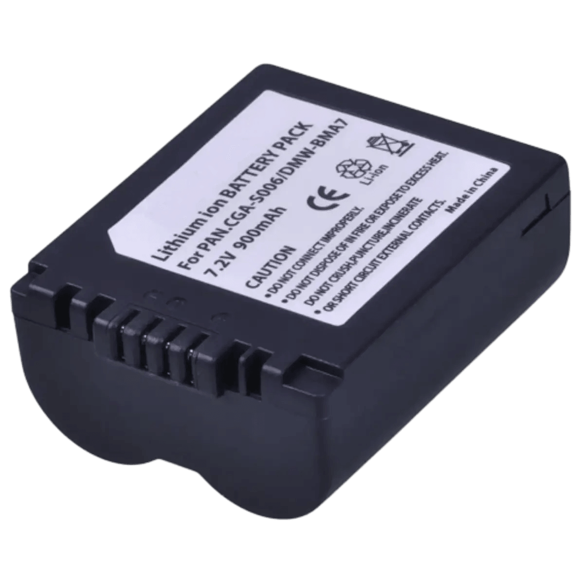 Batterie CGA-S006 Compatible pour Appareil Photo Panasonic DMW-BMA7