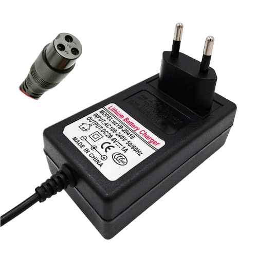 Chargeur pour Batterie LI-ion / LI-PO 29.4V 2A,Fiche 5.5X2.5mm pour trottinette  électrique