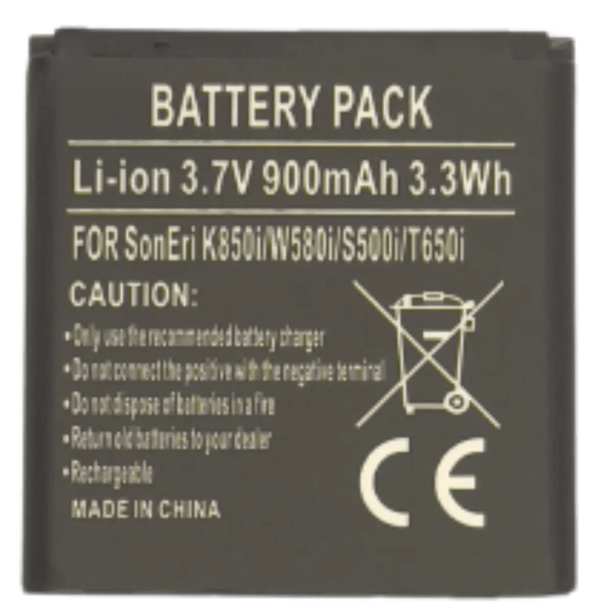 Batterie Sony Ericsson K850