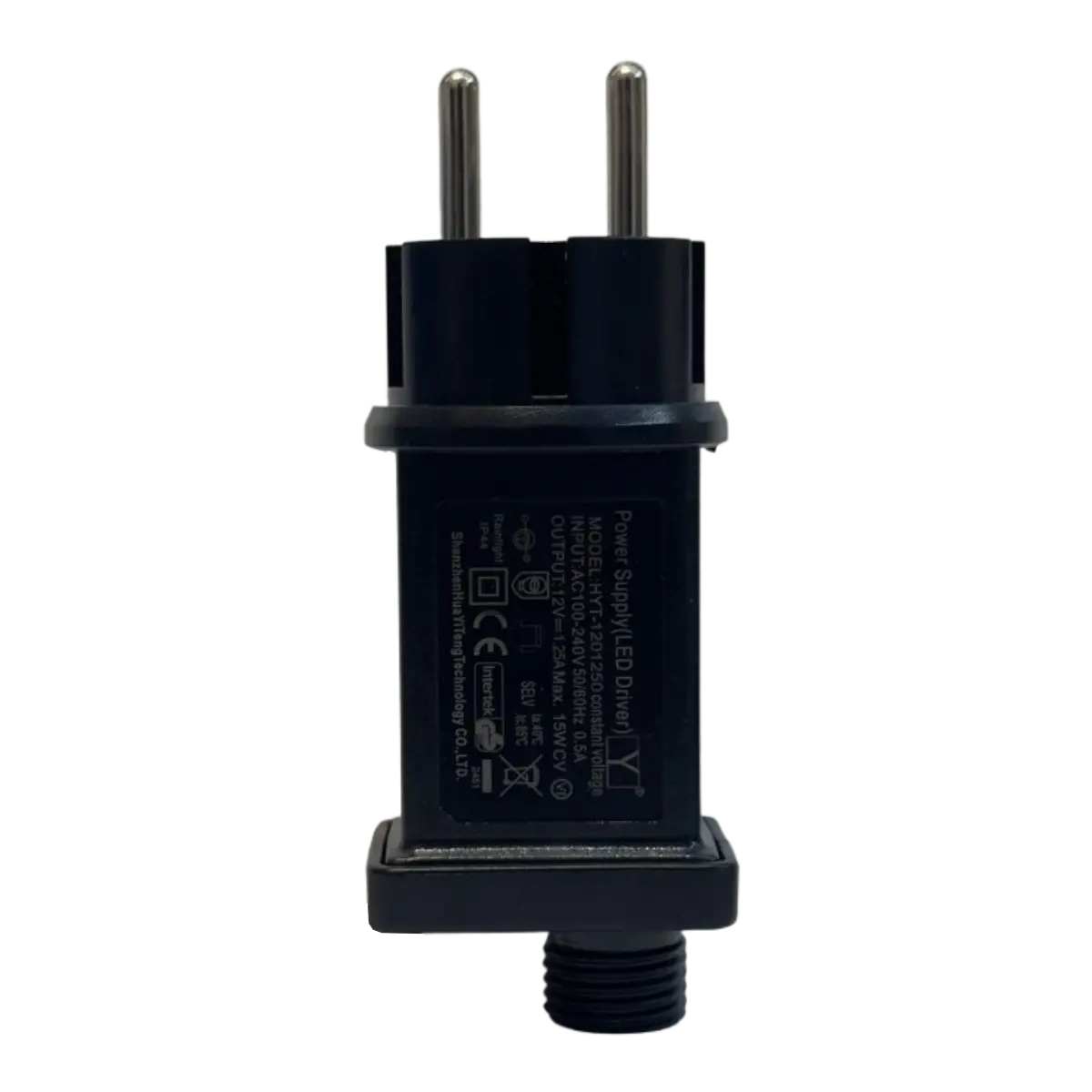 Transformateur secteur 12V – 15W pour guirlandes de décoration et de Noël