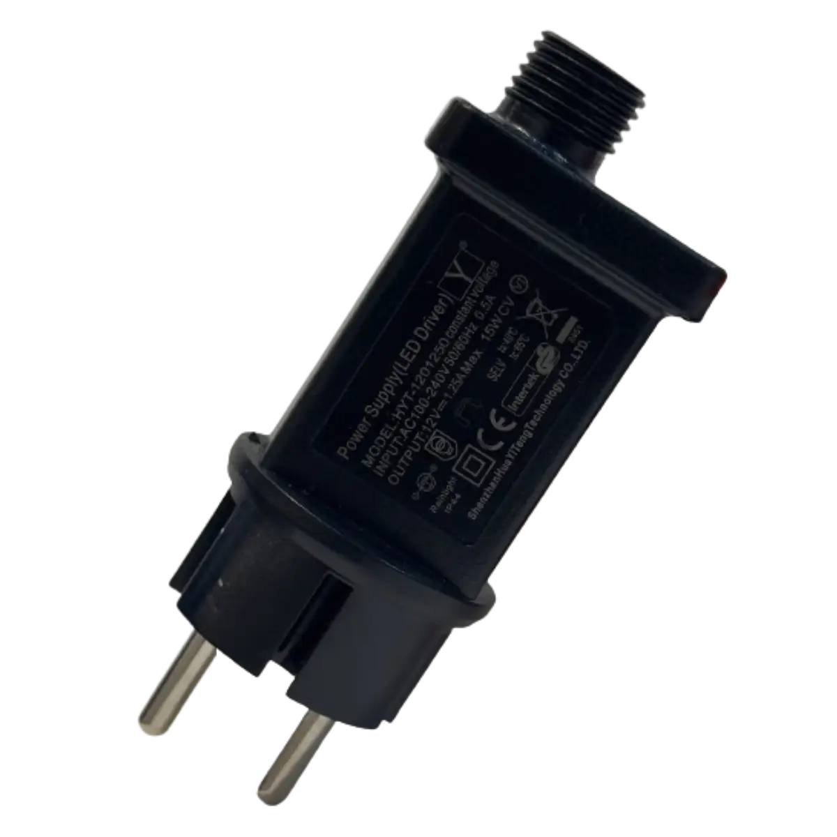 Transformateur secteur 12V – 15W pour guirlandes de décoration et de Noël